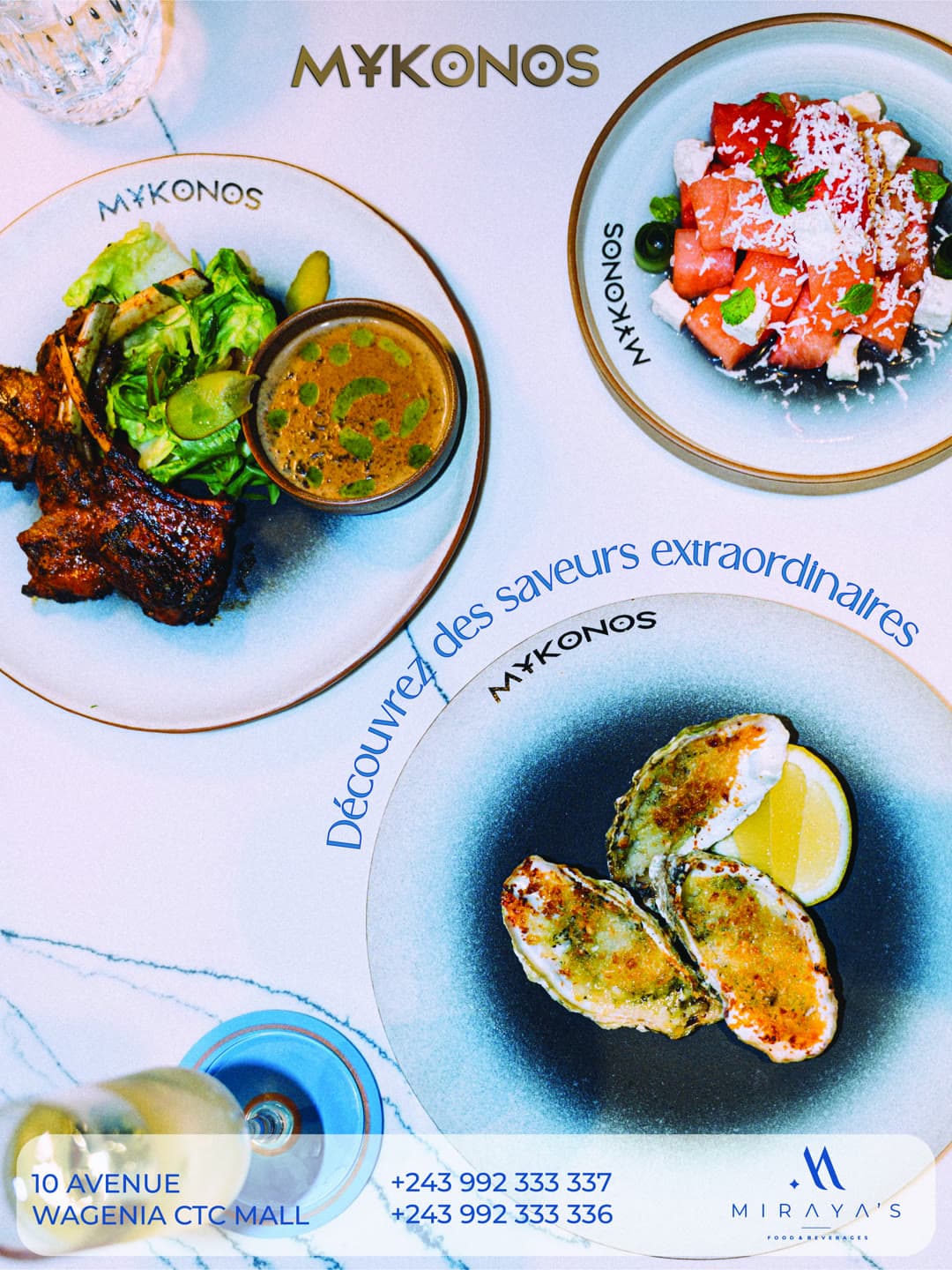 MYKONOS — Restauration & bars
