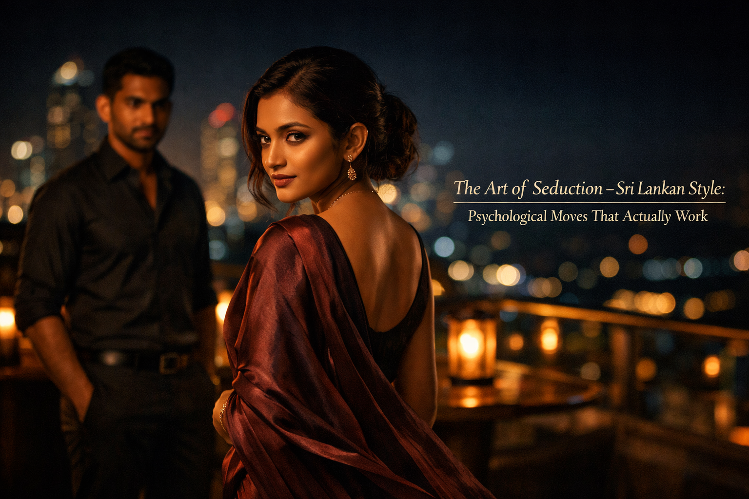 A Sri Lankan psychologist explains the art of seduction through psychology — confidence, mystery, emotional intelligence, and cultural insight that actually works in Sri Lanka's unique social context.